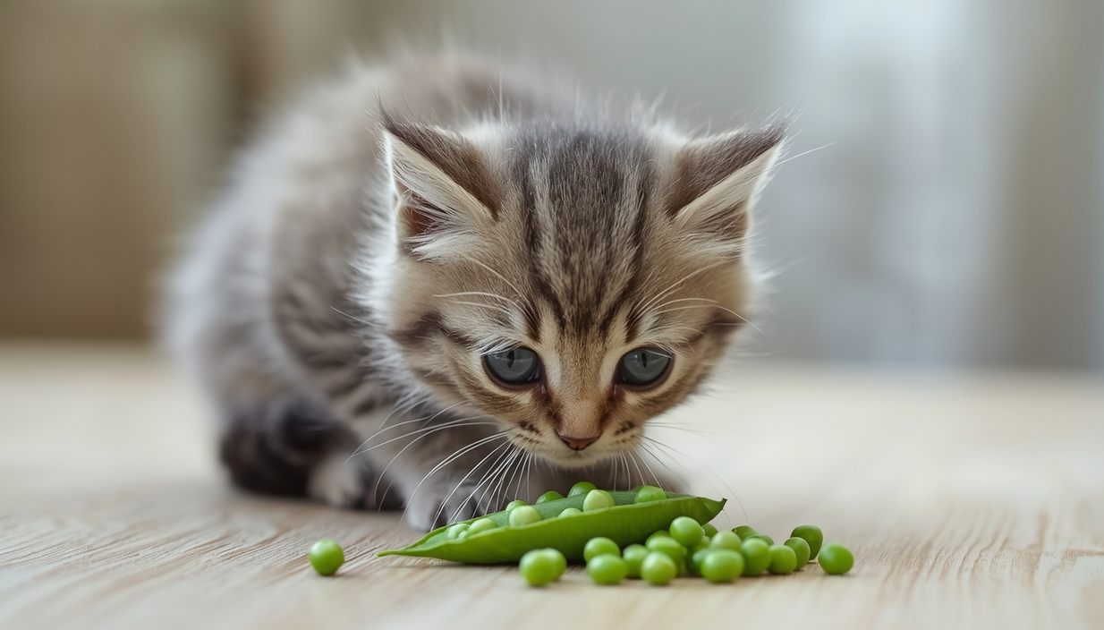 Можно ли кошкам горох: свежий, вареный, консервированный и в кормах