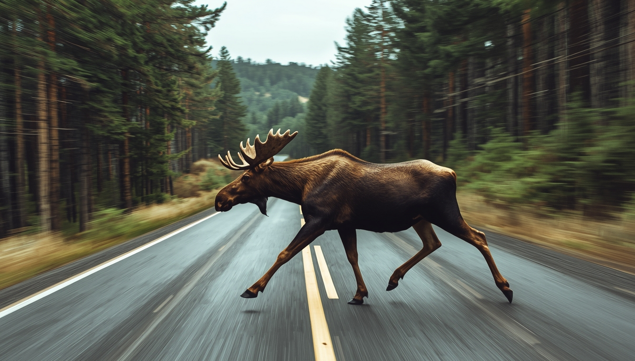 Дикие животные на дорогах