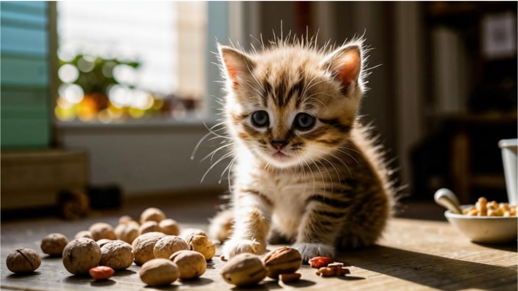 Можно ли кошкам давать орехи?