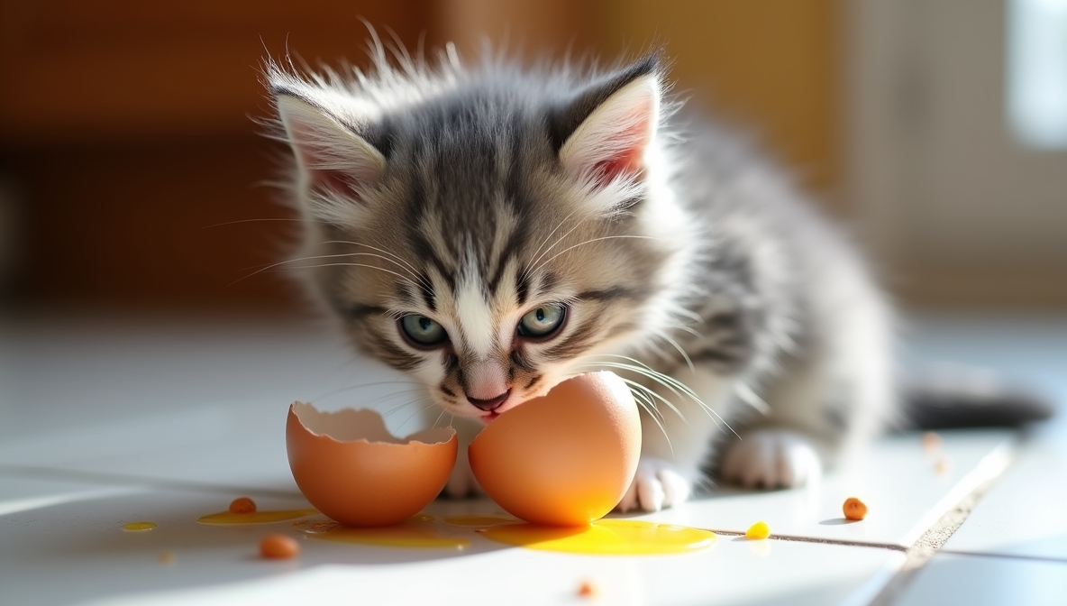 Можно ли кошкам давать яйцо
