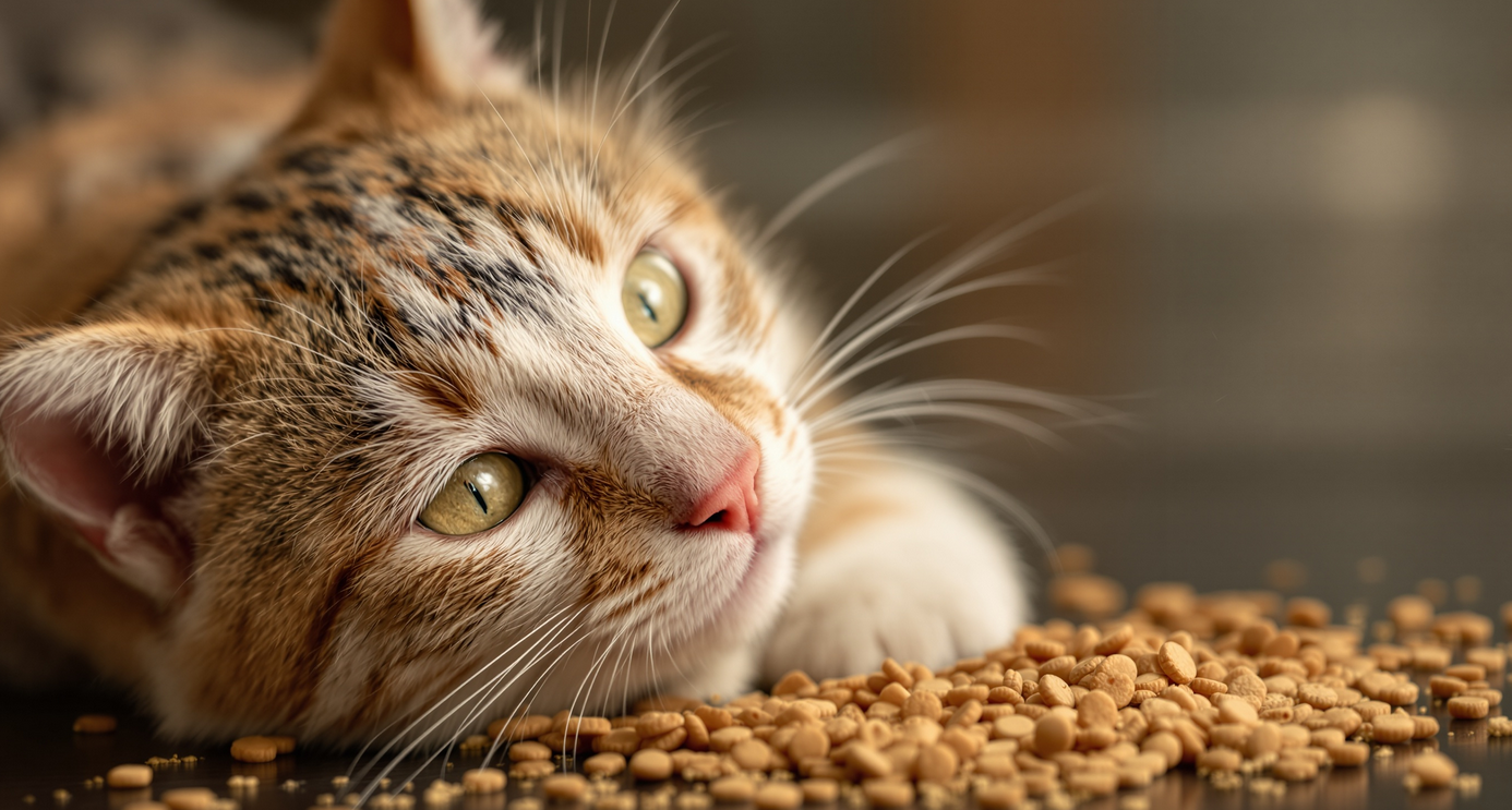 Почему кошка перестала есть сухой корм